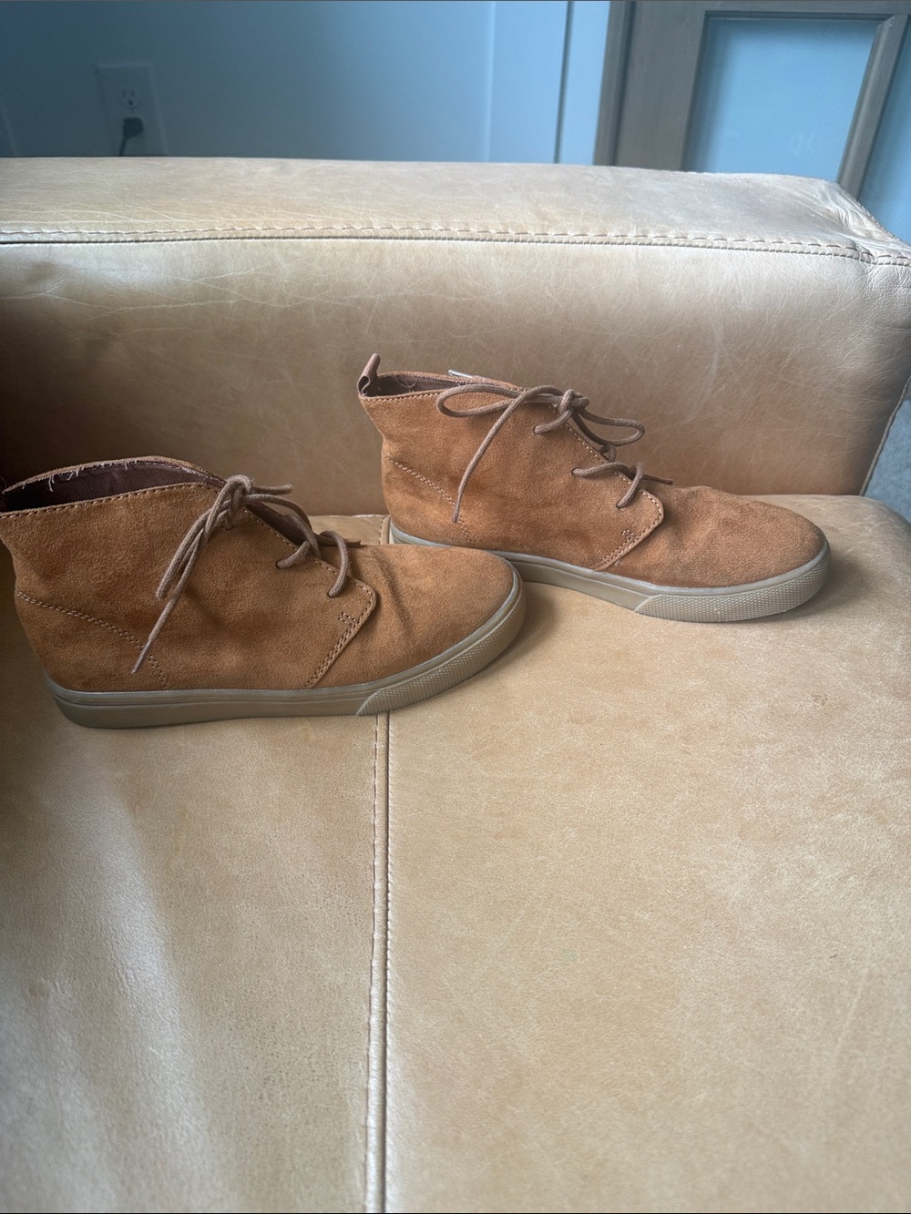 GAP Kids Tan Suede Chukka Sneakers